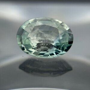 1.05 ct Natural Blue Green Sapphire Oval Loose Gemstone Jewelry Making Stone